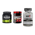 Kraft-Stack: BioTech Creatine + Scitec Hot Blood + MST 21 Amino – alle enthaltenen Artikel
