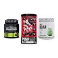 Kraft-Stack: BioTech Creatine + BAD ASS Pump + MST BCAA Zero – alle enthaltenen Artikel
