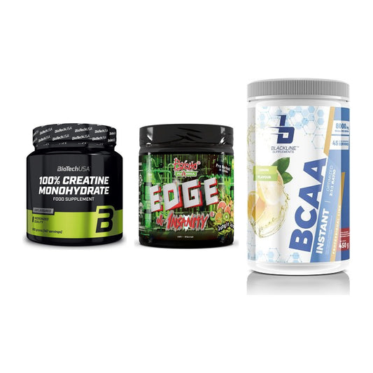 Kraft-Stack: BioTech Creatine + Psycho Pharma + Blackline – alle enthaltenen Artikel