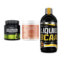 Kraft-Stack: BioTech Creatine + RAW Nutrition + BioTech Liquid – alle enthaltenen Artikel