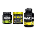 Kraft-Stack: BioTech Creatine + NXT Nutrition TNT + BioTech BCAA+B6 – alle enthaltenen Artikel