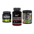 Kraft-Stack: BioTech Creatine + MST Testo Booster + BPS-Pharma EAA´s – alle enthaltenen Artikel