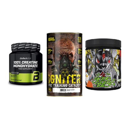 Kraft-Stack: BioTech Creatine + Nuclear Nutrition + BPS-Pharma EAA´s – alle enthaltenen Artikel