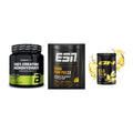 Kraft-Stack: BioTech Creatine + ESN Crank Pump + GN EAA Xtreme – alle enthaltenen Artikel