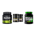 Kraft-Stack: BioTech Creatine + Dedicated + Scitec BCAA – alle enthaltenen Artikel