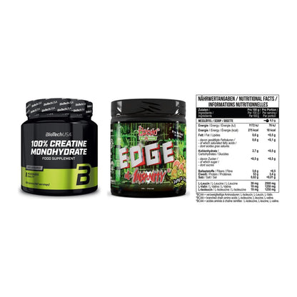 Kraft-Stack: BioTech Creatine + Psycho Pharma + MST BCAA Zero – alle enthaltenen Artikel