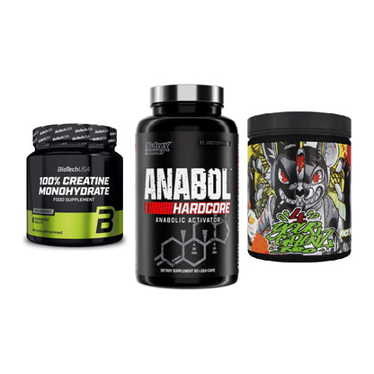 Kraft-Stack: BioTech Creatine + Nutrex Anabol + BPS-Pharma EAA´s – alle enthaltenen Artikel