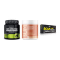 Kraft-Stack: BioTech Creatine + RAW Nutrition + Olimp BCAA Mega – alle enthaltenen Artikel