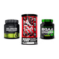 Kraft-Stack: BioTech Creatine + BAD ASS Pump + Scitec BCAA – alle enthaltenen Artikel