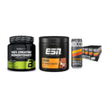 Kraft-Stack: BioTech Creatine + ESN Crank Booster + Nocco BCAA Drink – alle enthaltenen Artikel