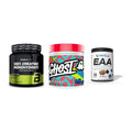 Kraft-Stack: BioTech Creatine + Ghost Legend V4 + NNT EAA 500g – alle enthaltenen Artikel