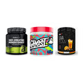 Kraft-Stack: BioTech Creatine + Ghost Legend V4 + MST EAA & BCAA – alle enthaltenen Artikel