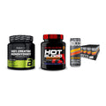 Kraft-Stack: BioTech Creatine + Scitec Hot Blood + Nocco BCAA Drink – alle enthaltenen Artikel