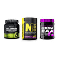 Kraft-Stack: BioTech Creatine + Nutrend N1 + Scitec Mega EAA – alle enthaltenen Artikel