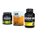 Kraft-Stack: BioTech Creatine + Bulk Dope + BioTech BCAA+B6 – alle enthaltenen Artikel