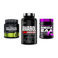 Kraft-Stack: BioTech Creatine + Nutrex Anabol + Scitec Mega EAA – alle enthaltenen Artikel