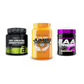 Kraft-Stack: BioTech Creatine + Scitec Jumbo + Scitec EAA Xpress – alle enthaltenen Artikel