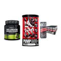 Kraft-Stack: BioTech Creatine + BAD ASS Pump + Nocco BCAA Drink – alle enthaltenen Artikel