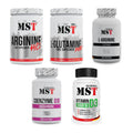 MST Marken-Großset: Arginine HCL + Glutamine + 3 weitere – alle enthaltenen Artikel
