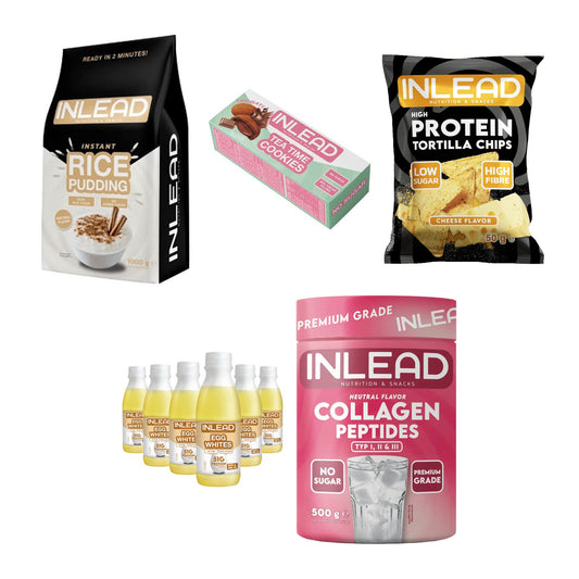 INLEAD Marken-Großset: Instant Rice + Tea Time Cookies + 3 weitere – alle enthaltenen Artikel