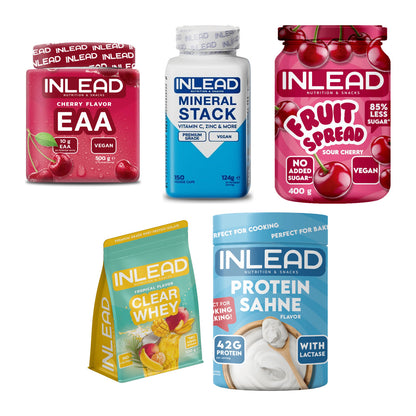 INLEAD Marken-Großset: EAA + Mineral Stack + 3 weitere – alle enthaltenen Artikel