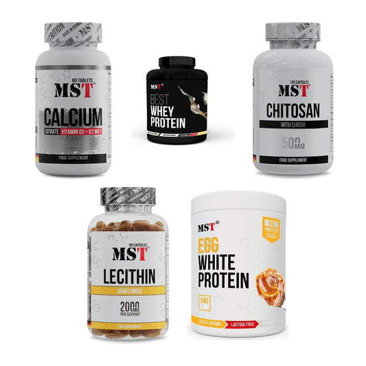 MST Marken-Großset: Calcium Citrate + Best Whey Protein + 3 weitere – alle enthaltenen Artikel