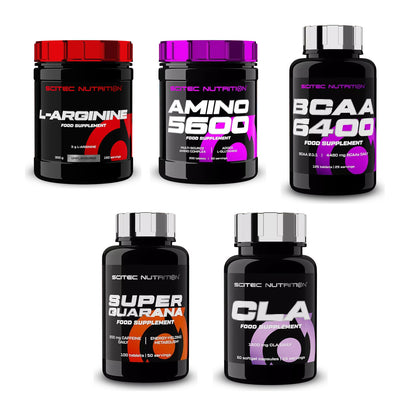Scitec Nutrition Marken-Großset: Arginin + 4 weitere – alle enthaltenen Artikel