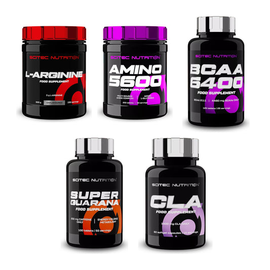 Scitec Nutrition Marken-Großset: Arginin + 4 weitere – alle enthaltenen Artikel