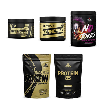 Peak Marken-Großset: Magnesium Citrat + Berberine + 3 weitere – alle enthaltenen Artikel