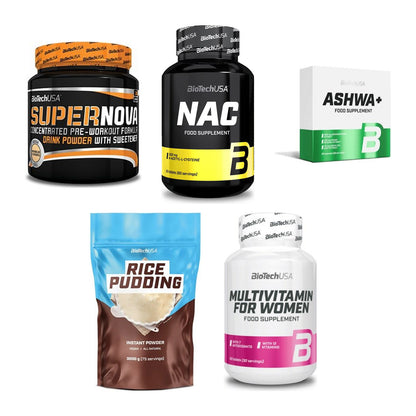 BioTech USA Marken-Großset: Supernova + NAC + 3 weitere – alle enthaltenen Artikel