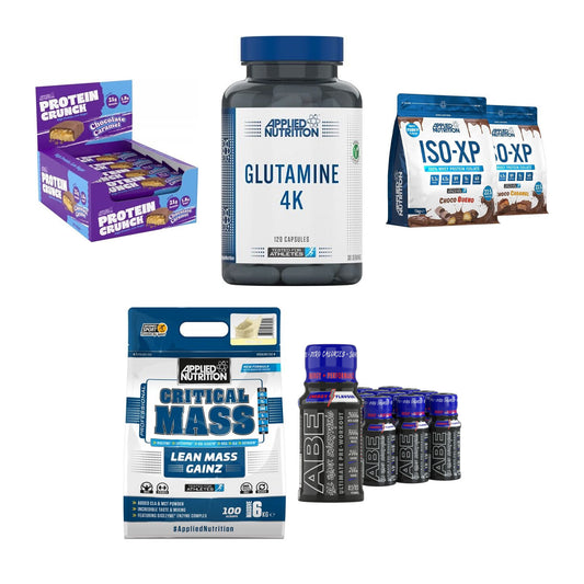 Applied Nutrition Marken-Großset: Protein Crunch Bar 12 x + 4 weitere – alle enthaltenen Artikel