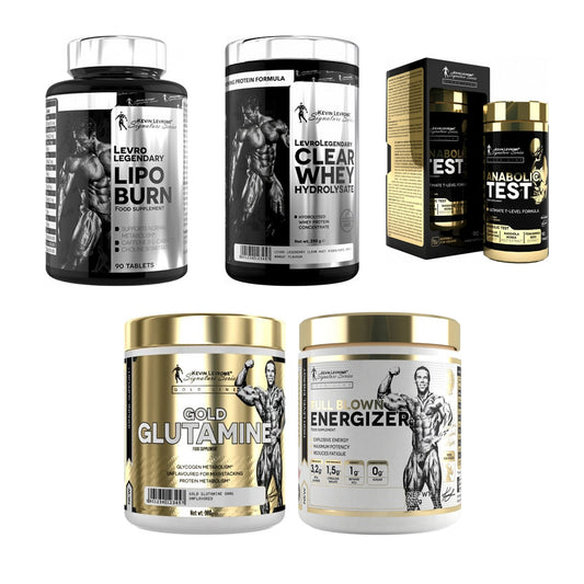Kevin Levrone Marken-Großset: Levrone Lipo + Levrone + 3 weitere – alle enthaltenen Artikel