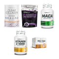 BioTech USA Marken-Großset: Clear Collage + CarboX + 3 weitere – alle enthaltenen Artikel