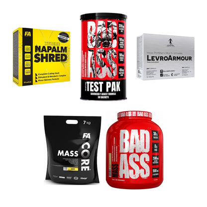 FA - Fitness Authority Marken-Großset: FA Nutrition NAPALM + 4 weitere – alle enthaltenen Artikel
