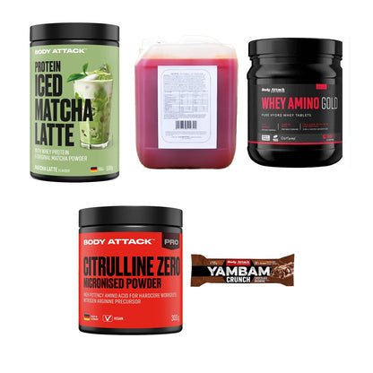 Body Attack Marken-Großset: Attack Protei + Attack Sports + 3 weitere – alle enthaltenen Artikel
