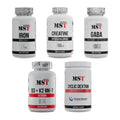 MST Marken-Großset: Iron Bisglycinate + Creatine HCL + 3 weitere – alle enthaltenen Artikel