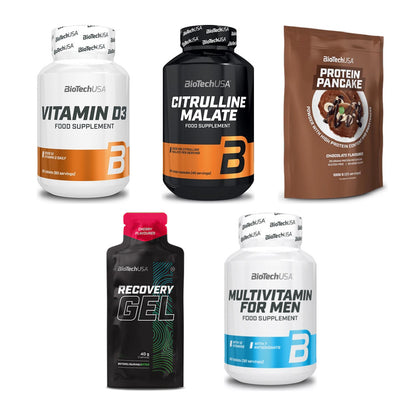 BioTech USA Marken-Großset: Vitamin D3 + Citrulline Malate + 3 weitere – alle enthaltenen Artikel