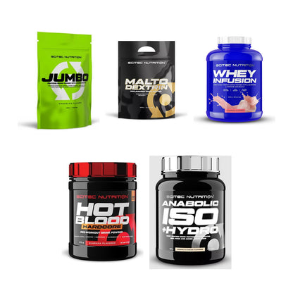 Scitec Nutrition Marken-Großset: Jumbo + 4 weitere – alle enthaltenen Artikel