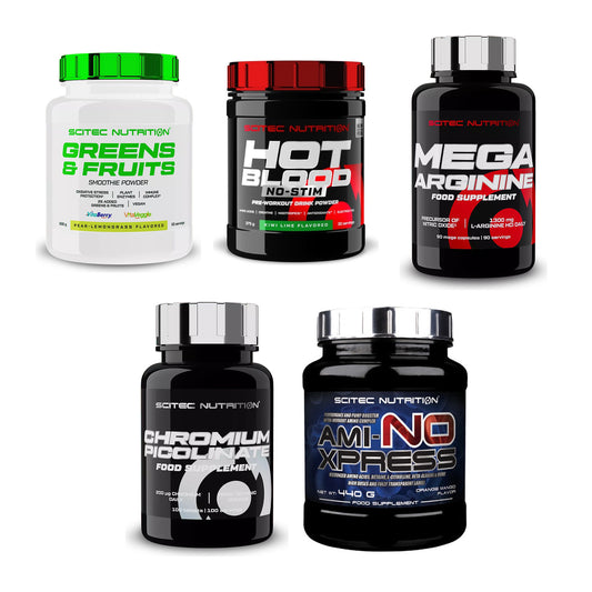 Scitec Nutrition Marken-Großset: Greens & Fruits + 4 weitere – alle enthaltenen Artikel