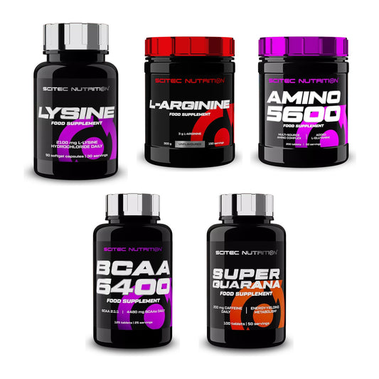 Scitec Nutrition Marken-Großset: Lysine + 4 weitere – alle enthaltenen Artikel