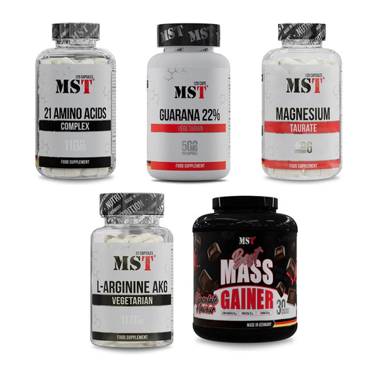 MST Marken-Großset: 21 Amino Acids + Guarana 22% + 3 weitere – alle enthaltenen Artikel