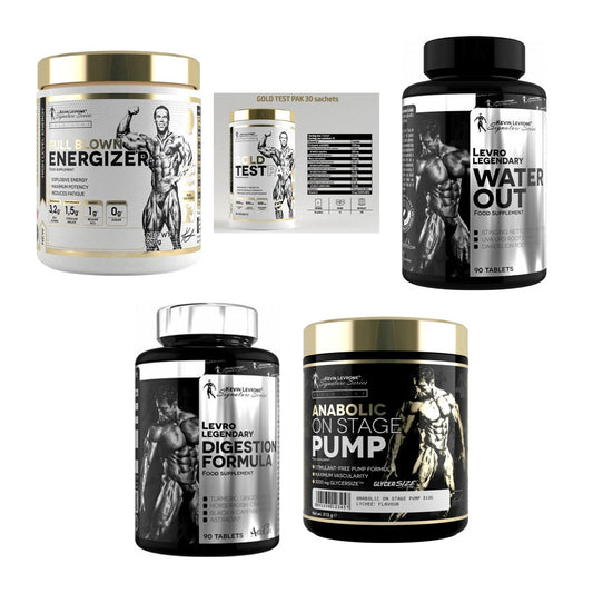 Kevin Levrone Marken-Großset: Levrone Full + Levrone Gold + 3 weitere – alle enthaltenen Artikel