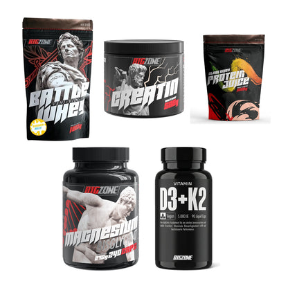 Big Zone Marken-Großset: Zone Battle Whey + Zone Creatin + 3 weitere – alle enthaltenen Artikel