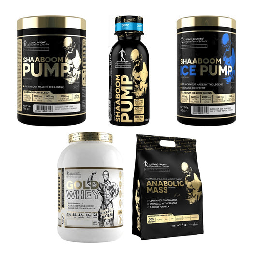Kevin Levrone Marken-Großset: Levrone Shaaboom Pump + 4 weitere – alle enthaltenen Artikel