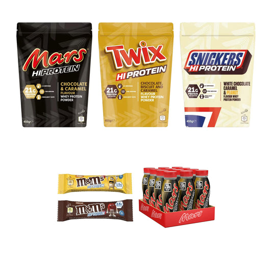 MARS inc. Marken-Großset: Protein Powder + Twix Protein + 3 weitere – alle enthaltenen Artikel