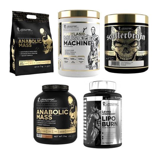 Kevin Levrone Marken-Großset: Levrone Anabolic Mass + 4 weitere – alle enthaltenen Artikel