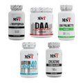 MST Marken-Großset: Tryptophan 500mg + DAA 150 g Neutral + 3 weitere – alle enthaltenen Artikel