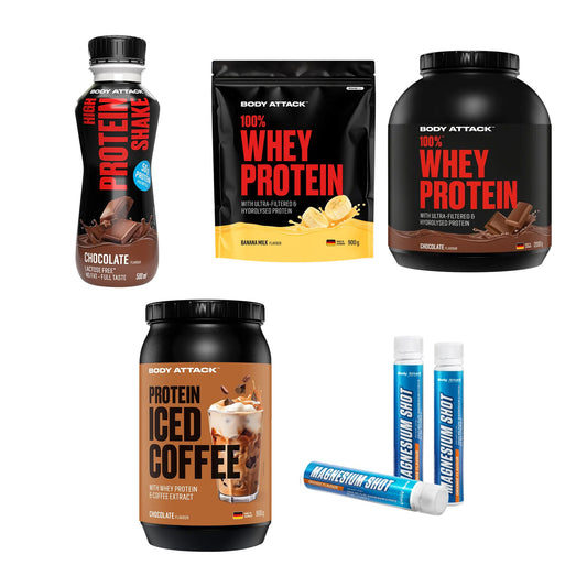 Body Attack Marken-Großset: Attack High + Attack 100% + 3 weitere – alle enthaltenen Artikel