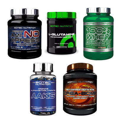 Scitec Nutrition Marken-Großset: Ami-NO Xpress + 4 weitere – alle enthaltenen Artikel
