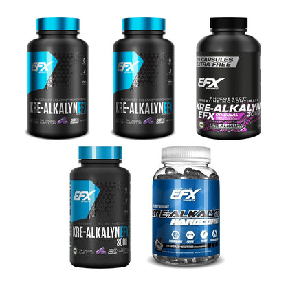 EFX Marken-Großset: Kre-Alkalyn + 4 weitere – alle enthaltenen Artikel